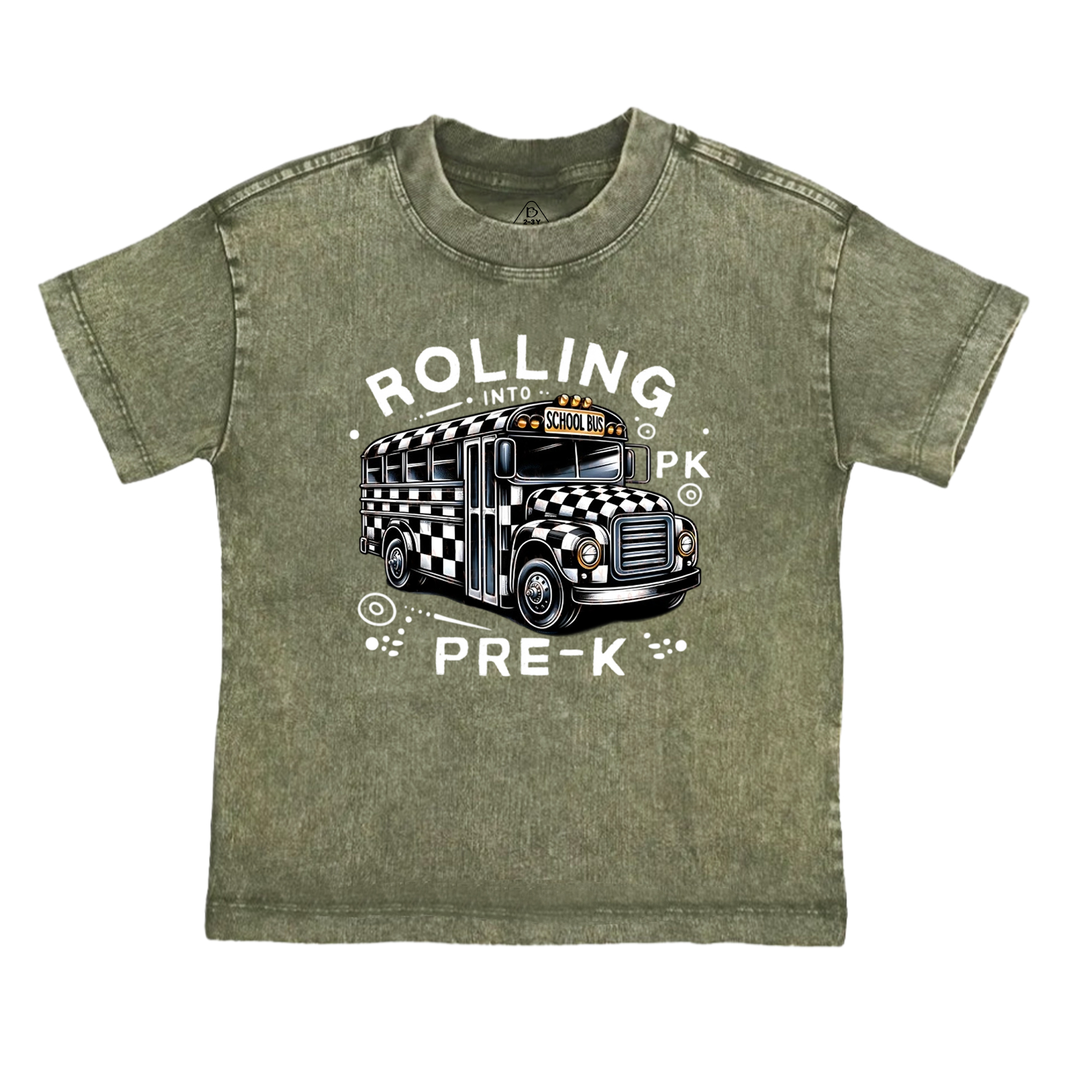 Personalized Boys First Day Of School Toddler&Kids Washed Tees