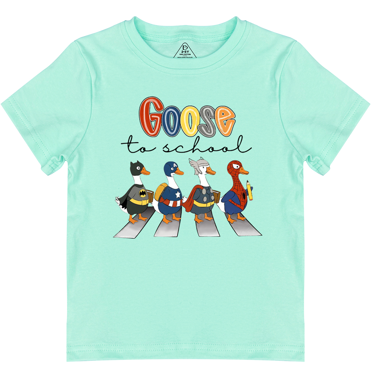 Goose To School Toddler&Kid's Tees Beepumpkin