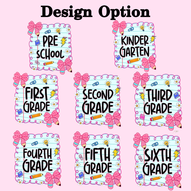 Personalized First Day Of School Toddler&Kids Washed Tees