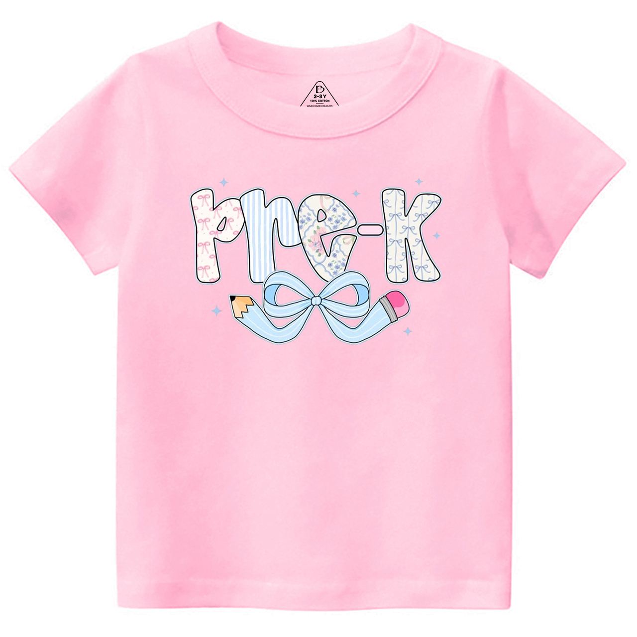 Personalized Pencil bow Grades Toddler&Kid's Tees Beepumpkin