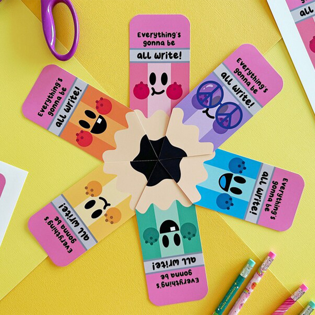 Back To School Pencil Topper Beepumpkin 