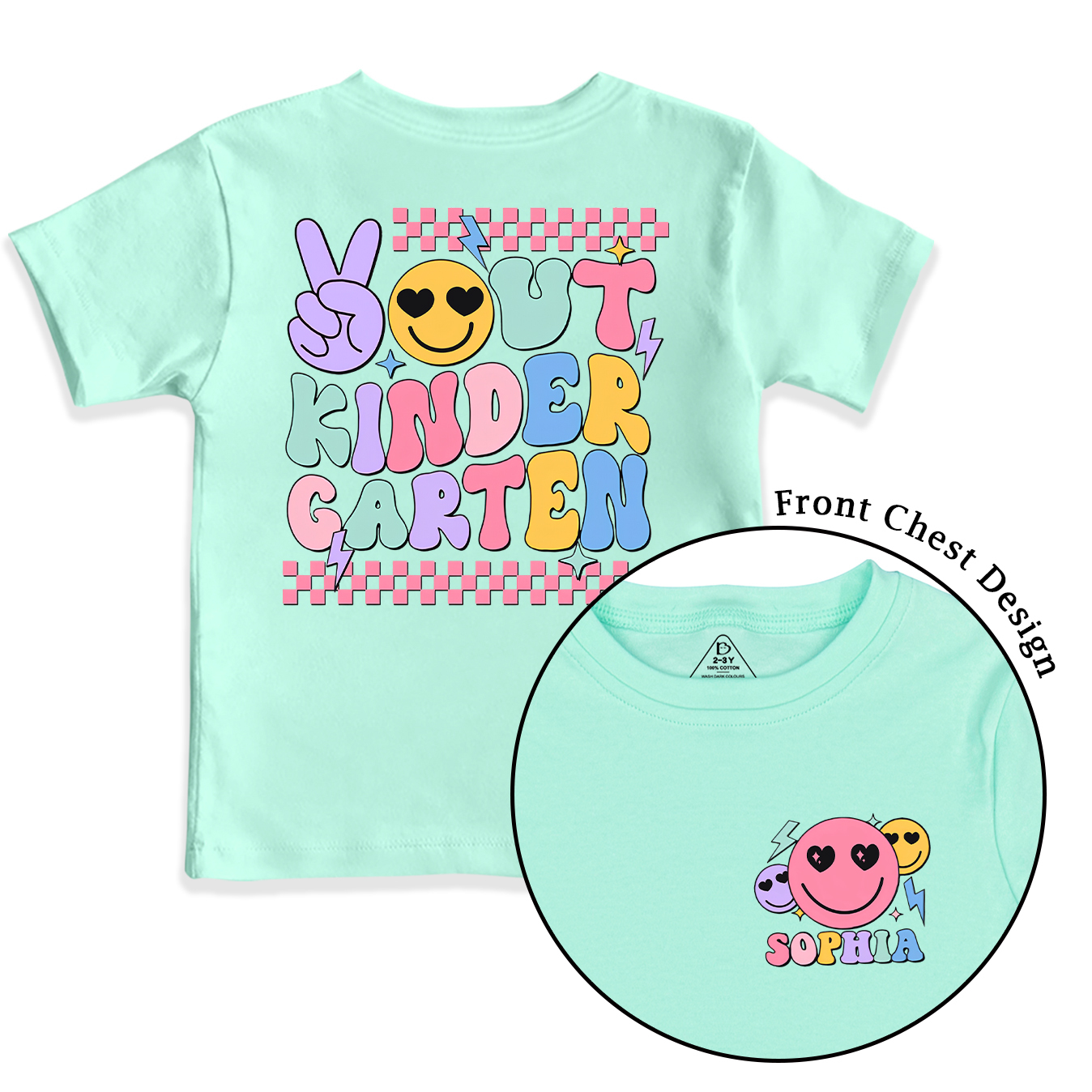 Personalized Kindergarten Graduation Toddler&Kid's Tees Beepumpkin 