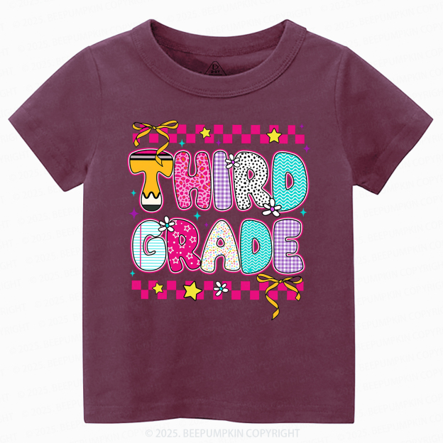 Personalized Back To School Floral Bundle Toddler&Kid's Tees Beepumpkin