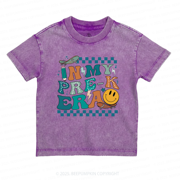 Personalized Back To School For Boys Toddler&Kids Washed Tees