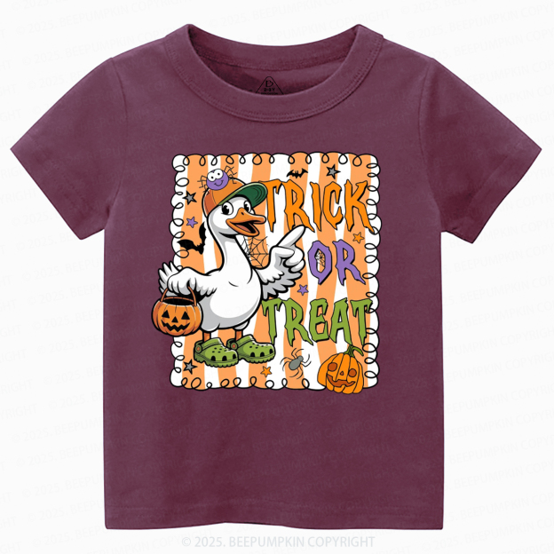 Halloween Goose Trick Or Treat Toddler&Kid's Tees Beepumpkin 