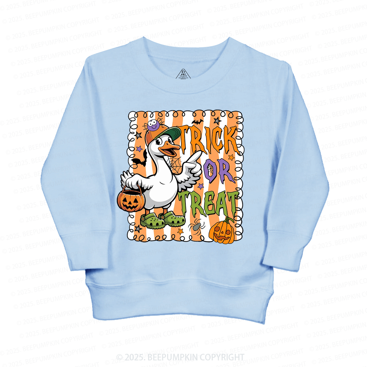 Halloween Goose Trick Or Treat Kid's Sweatshirt