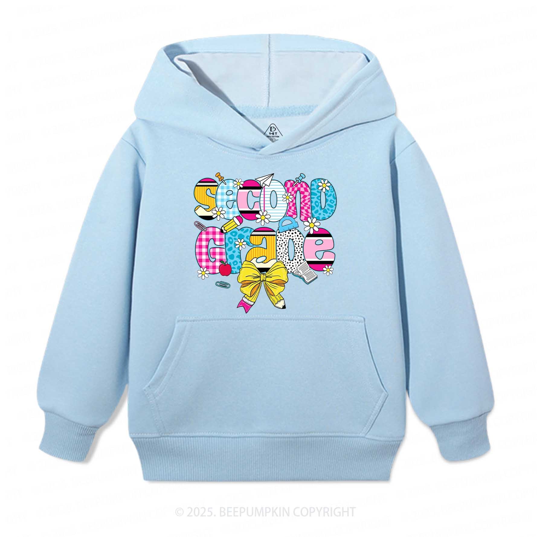 Personalized Checkered Sublimation Kid's Hoodies Beepumpkin