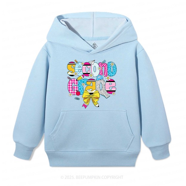 Personalized Checkered Sublimation Kid's Hoodies Beepumpkin