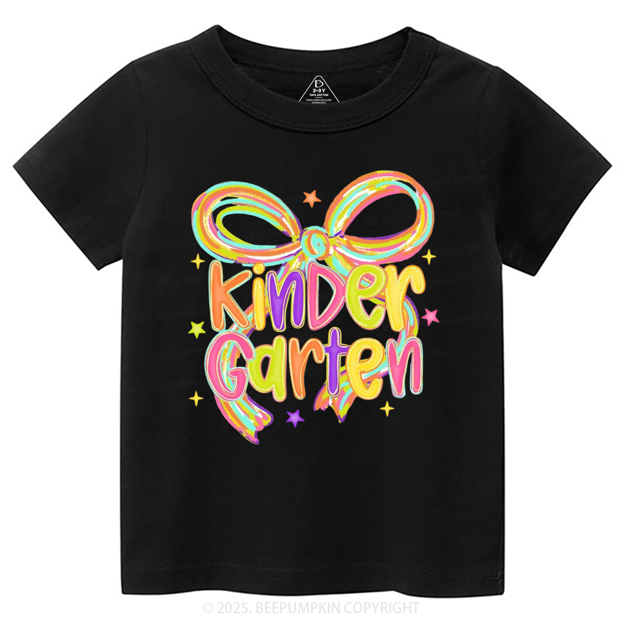 Personalized Girly Bow Sublimation Toddler&Kid's Tees Beepumpkin