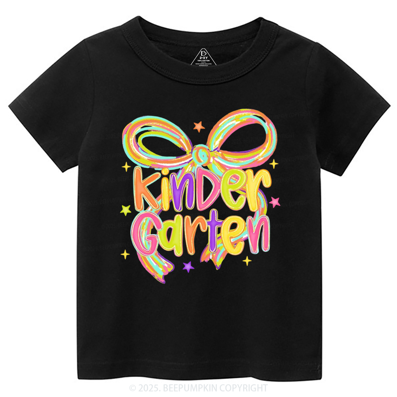 Personalized Girly Bow Sublimation Toddler&Kid's Tees Beepumpkin