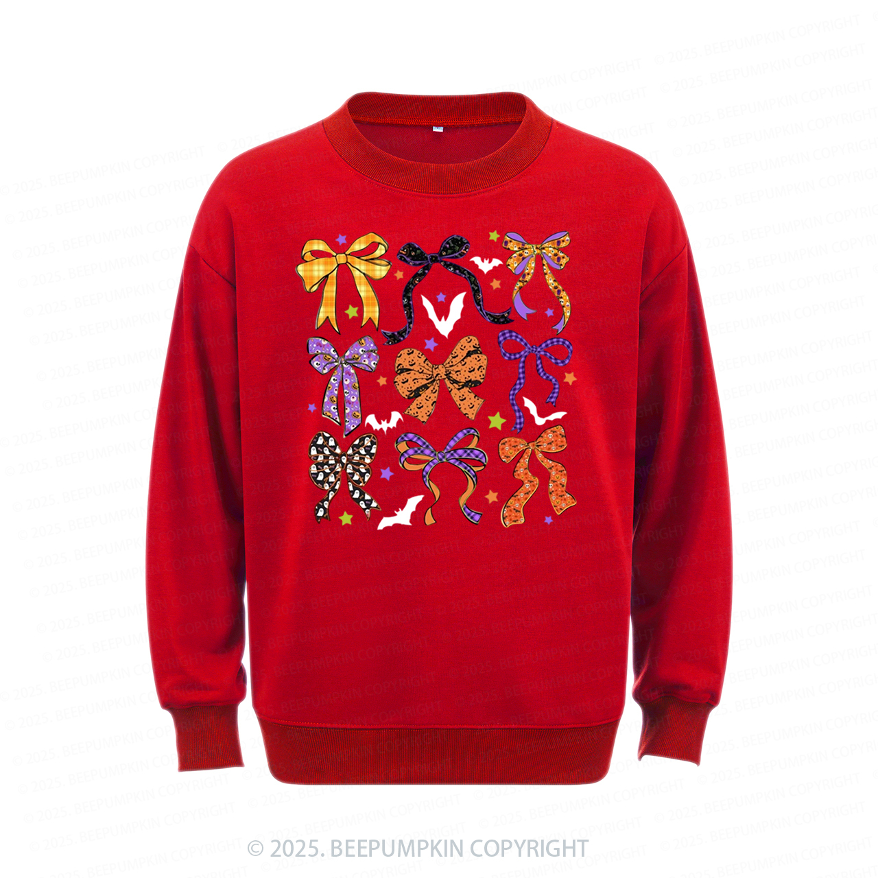 Coquette Bow Halloween Sweatshirt Beepumpkin