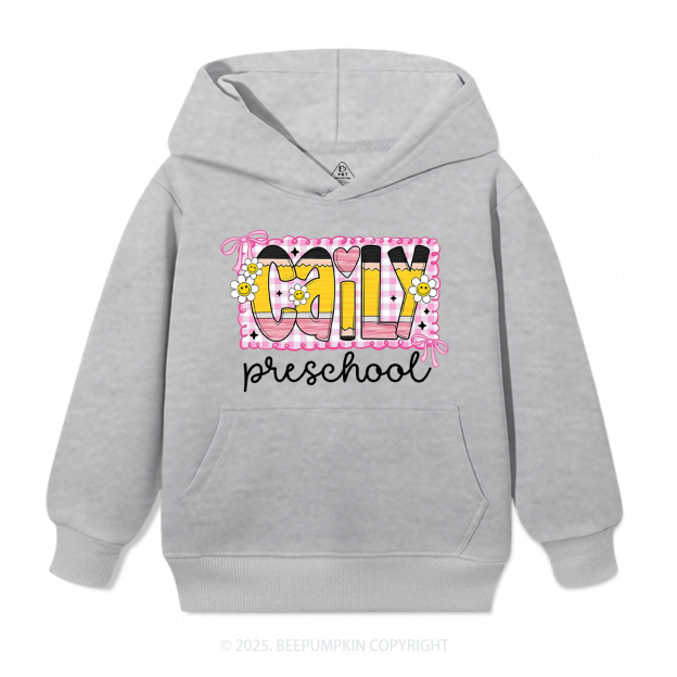 Personalized Graffiti Pencil Name Kid's Hoodies Beepumpkin