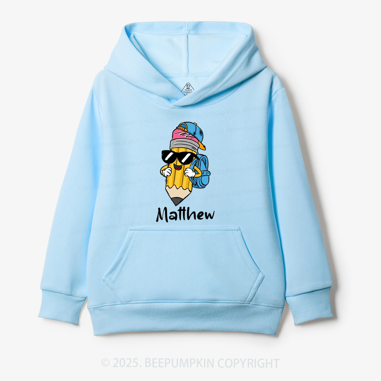 Personalized Boy Girl Pencil Kid's Hoodies Beepumpkin