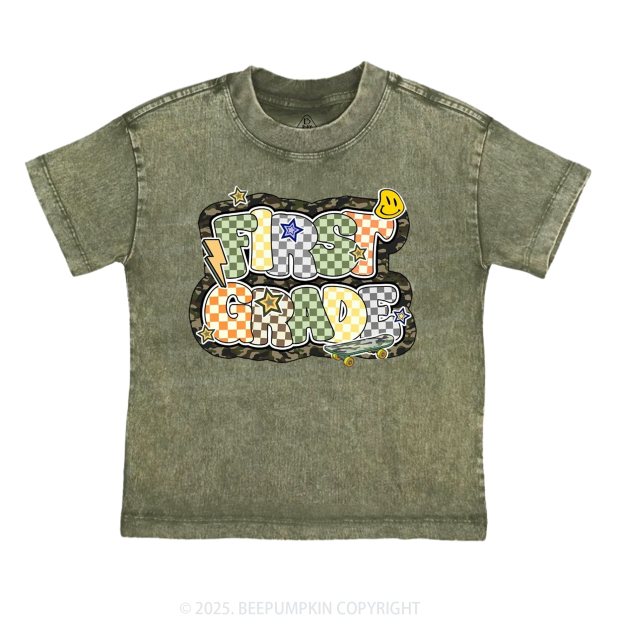School Boy Sublimation File Toddler&Kids Washed Tees