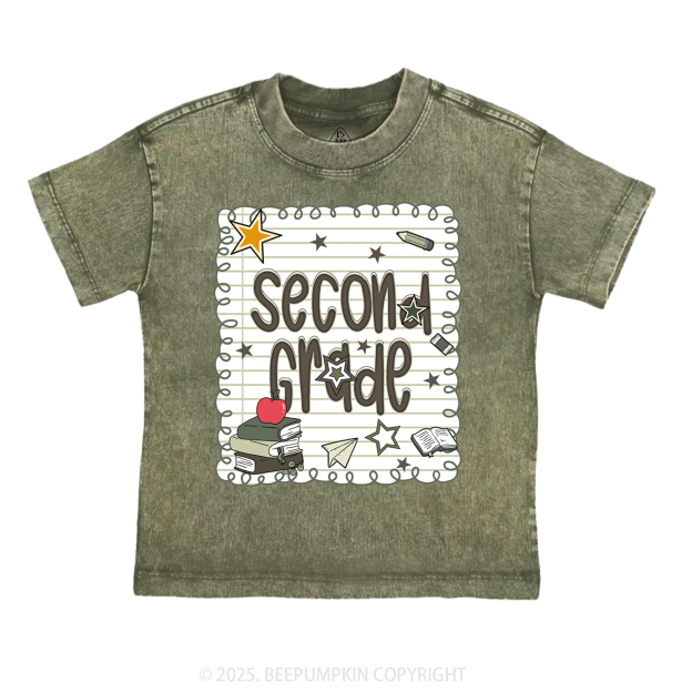 Personalized Starry School Days Toddler&Kids Washed Tees