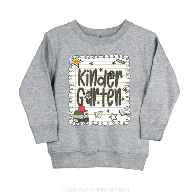 Personalized Starry School Days Kid's Sweatshirt