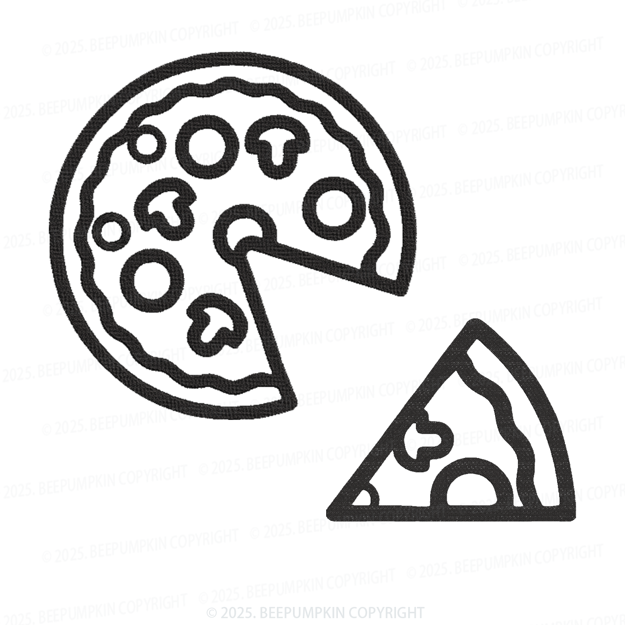 Pizza Dad&Me Matching Polo Shirt Beepumpkin