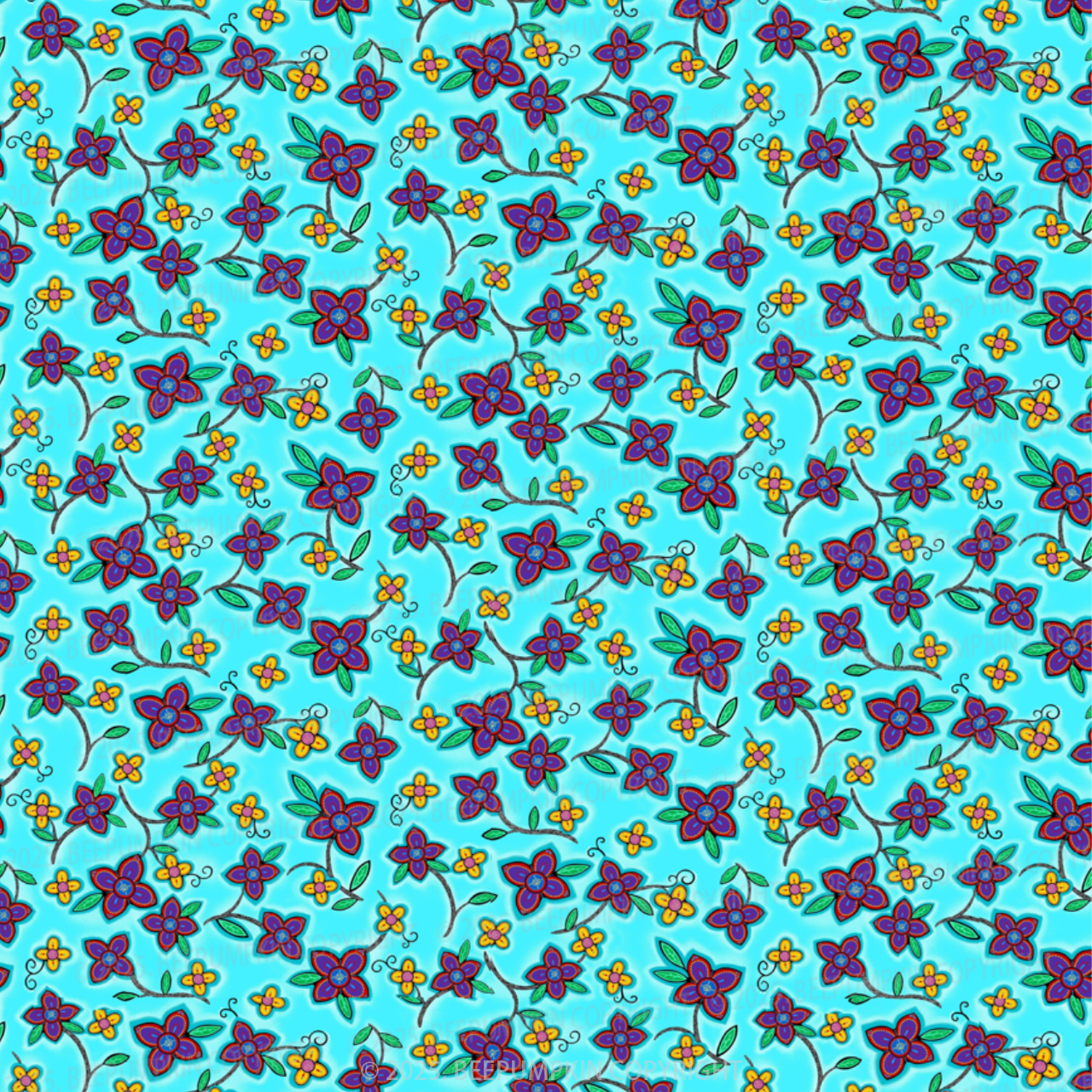 Vivid Vines Mom&Me Matching All Over Print Dress