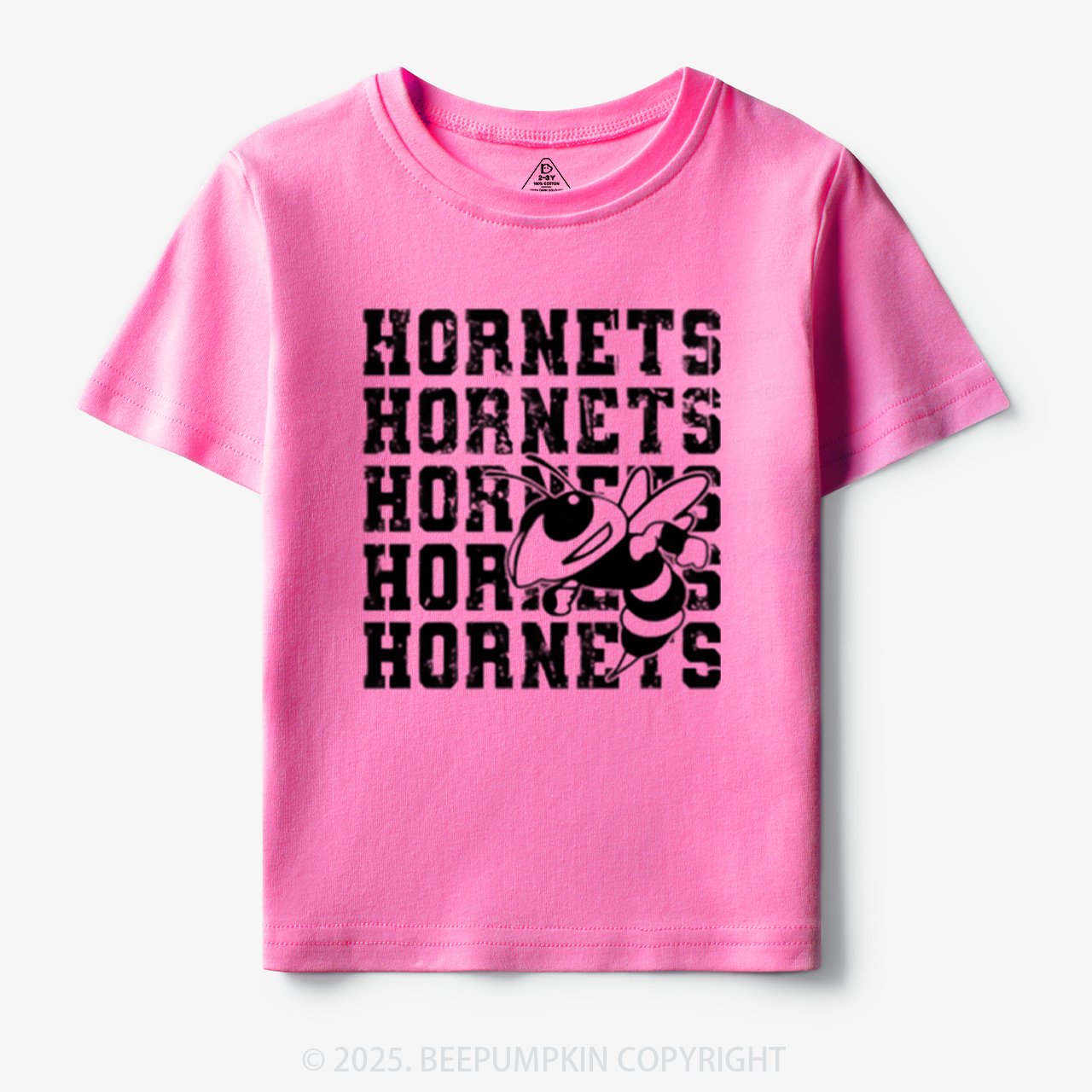 Personalized Hornets Mascot Toddler&Kid's Tees Beepumpkin