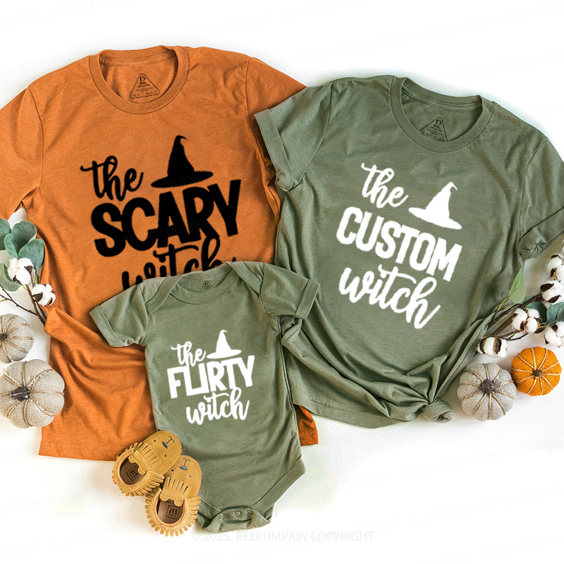 The XXX Witch Halloween Family Matching Shirts