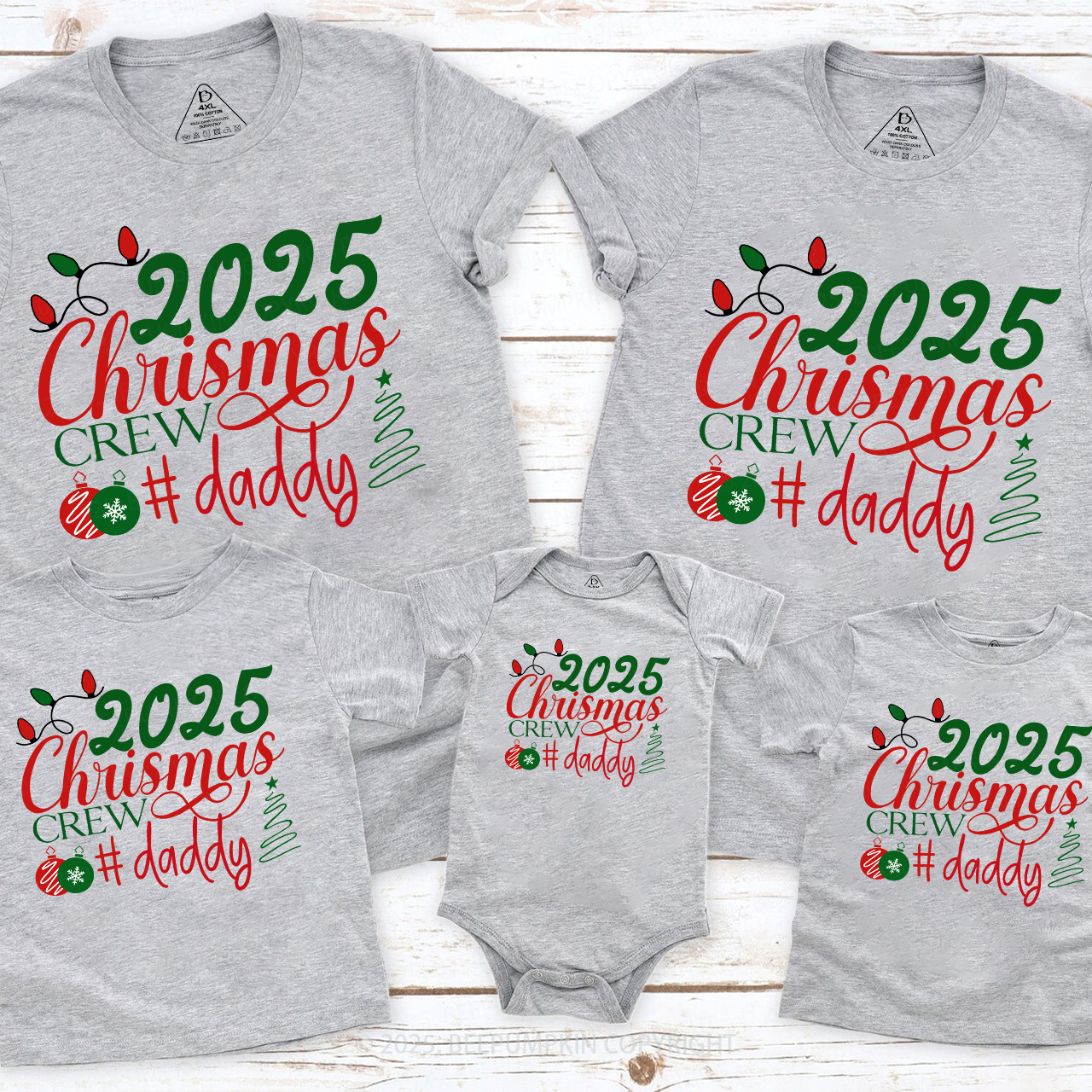 2025 Christmas Crew Family Matching Shirts Beepumpkin