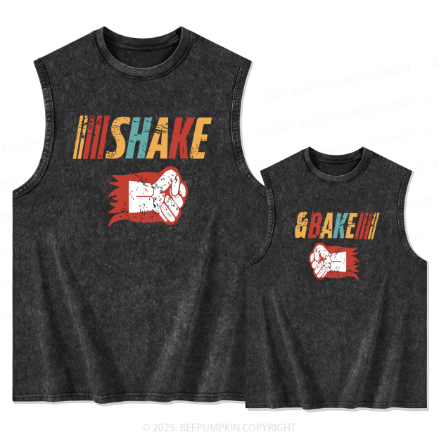 Shake And Bake Dad&Me Matching Washed Tank Top