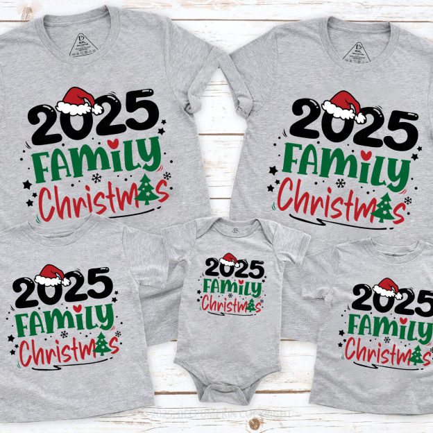 2025 Family Holiday Matching T-Shirts Beepumpkin