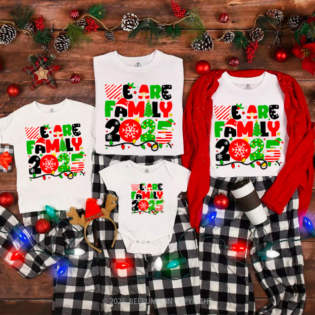 We Are Family Christmas 2025 Family Matching T-Shirts