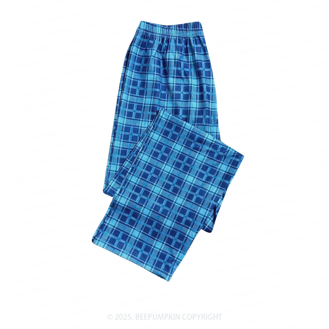 Happy Hanukkah Family Matching Blue Pajamas Beepumpkin