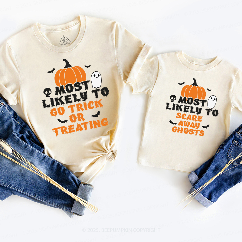 Personalized Most Likely To Halloween Family Matching Shirts