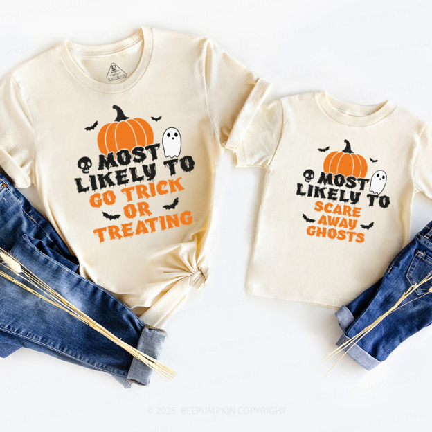 Personalized Most Likely To Halloween Family Matching Shirts