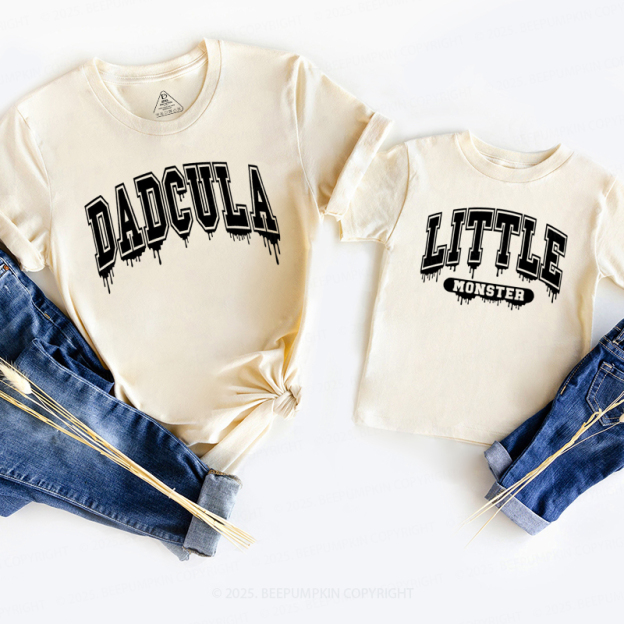 Personalized Little Monster Halloween Family Matching Shirts