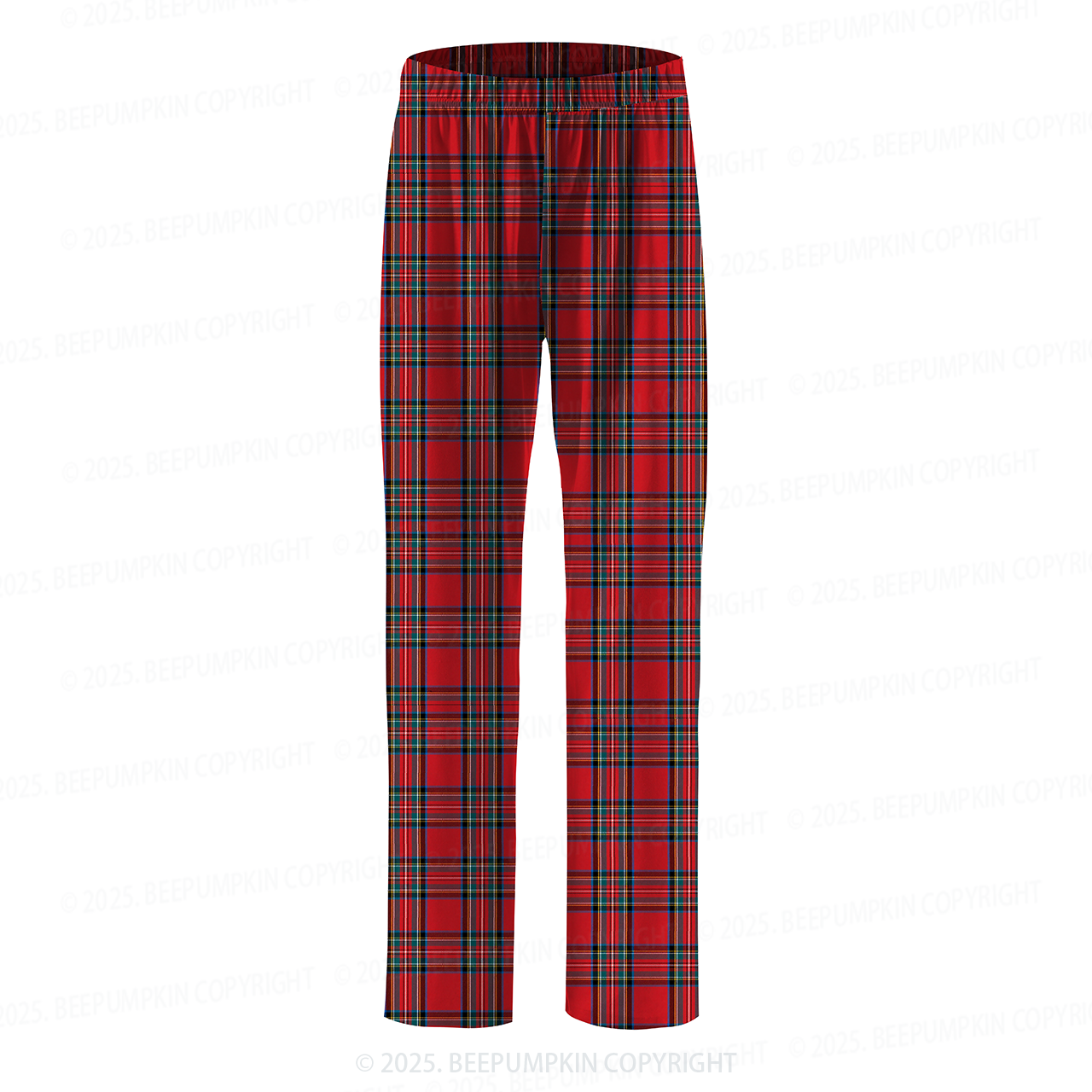 Christmas Black And Red Plaid Pajama Pants 