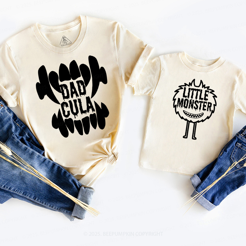 Monstrous Vibes Halloween Family Matching Shirts
