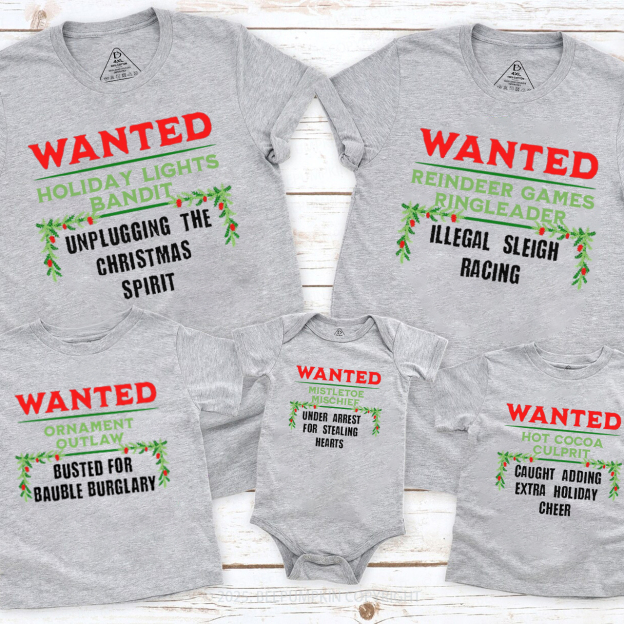 Personalized North Pole Correctional Family Matching T-Shirts Beepumpkin