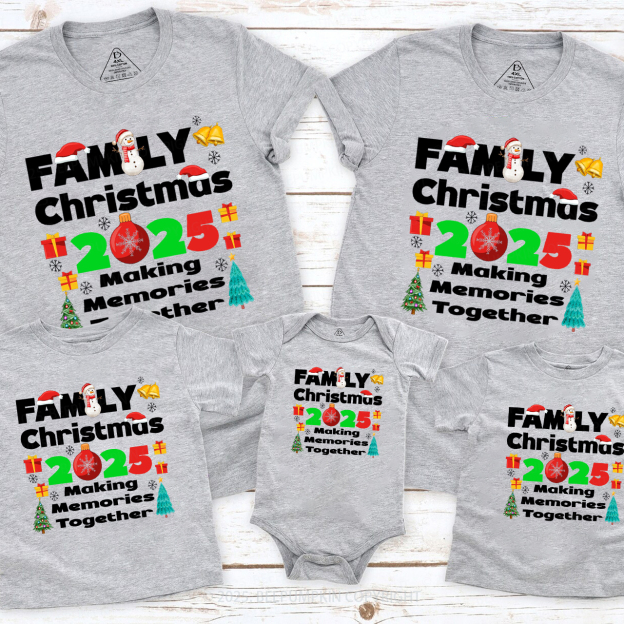 Christmas Group 2025 Family Matching T-Shirts Beepumpkin