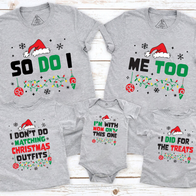 Personalized Christmas Clothing Wars Family Matching T-Shirts Beepumpkin