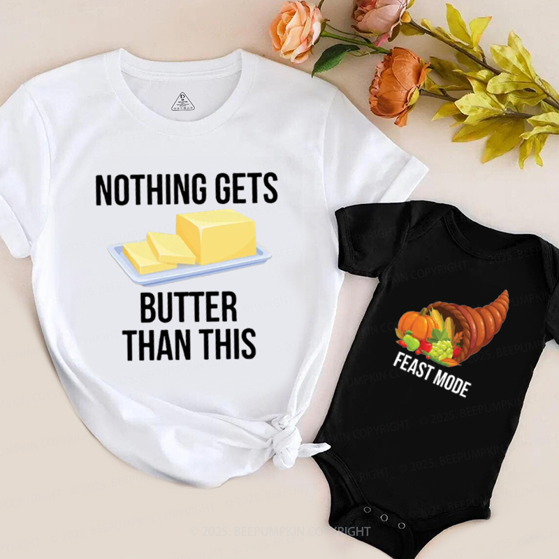 Personalized Thanksgiving Foods Group Family Matching Shirts