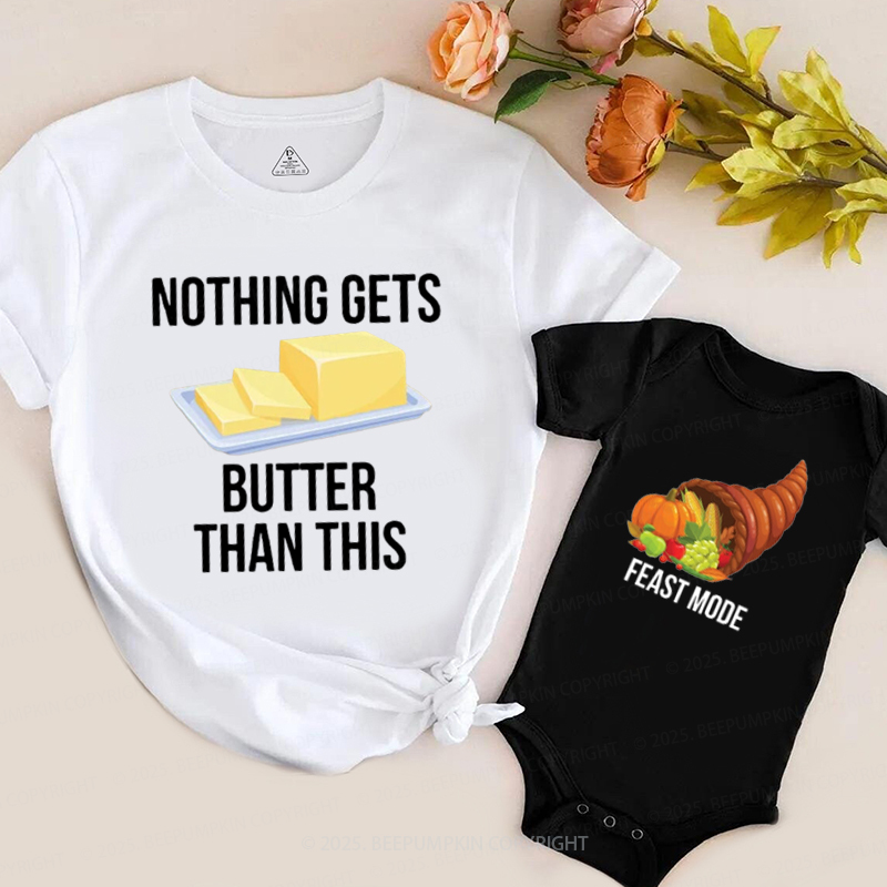 Personalized Thanksgiving Foods Group Family Matching Shirts