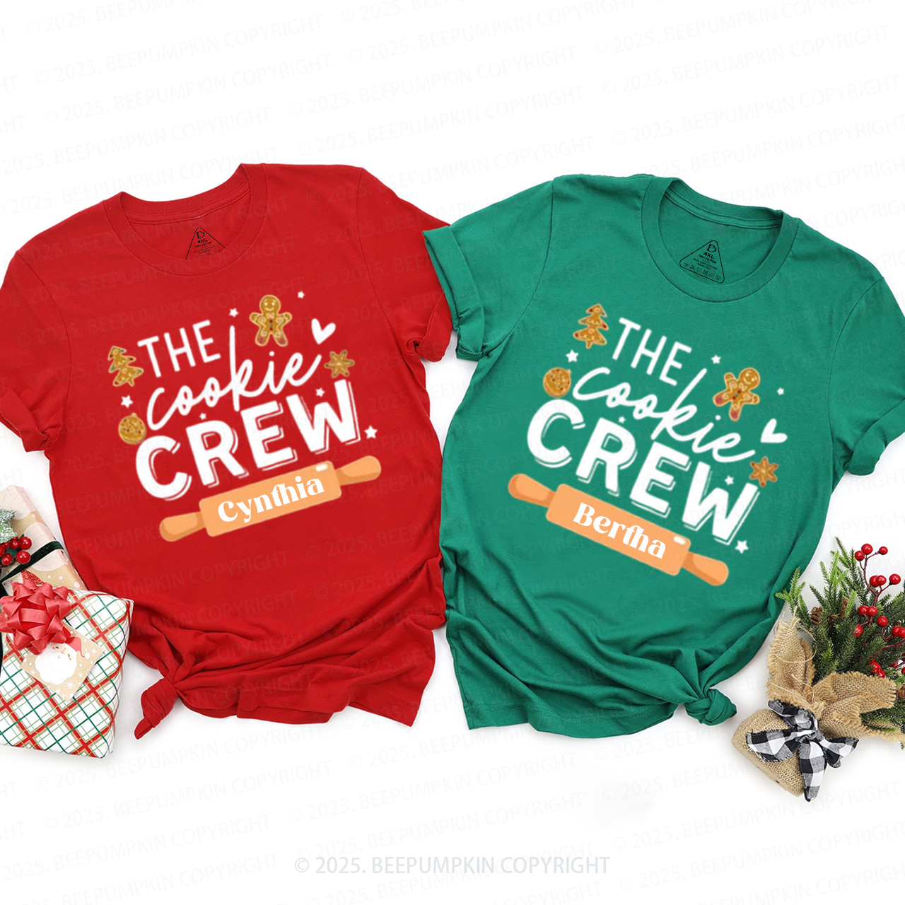 Personalized The Cookie Crew Family Matching T-Shirts Beepumpkin