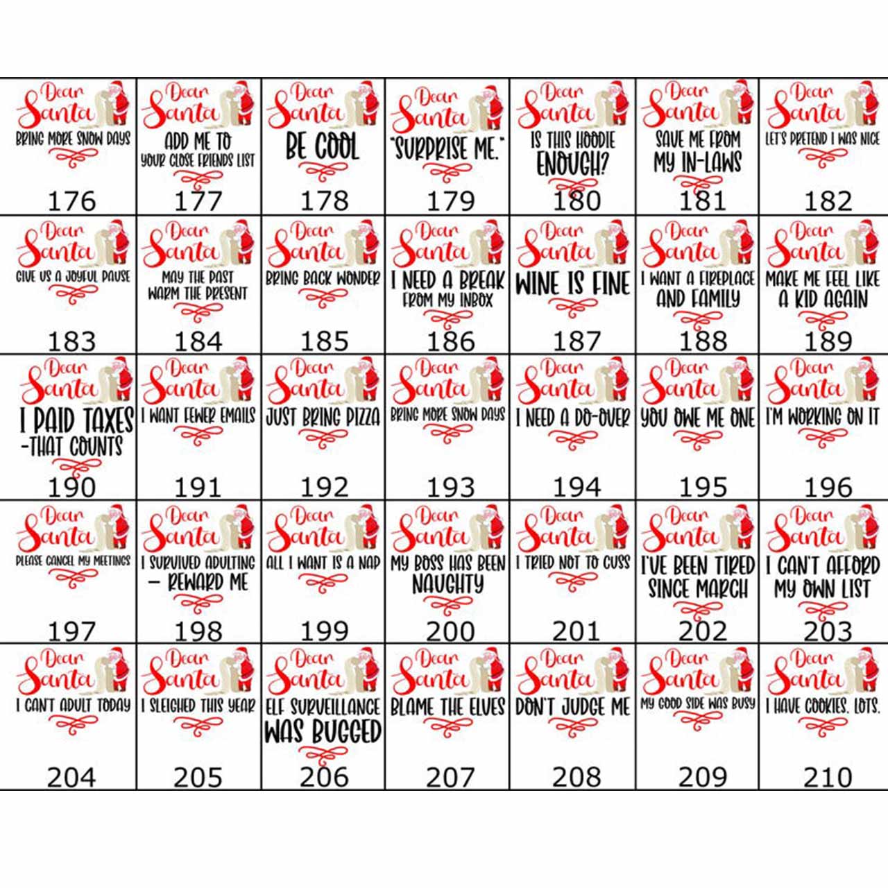 Personalized Dear Santa Christmas Family Matching Pajamas