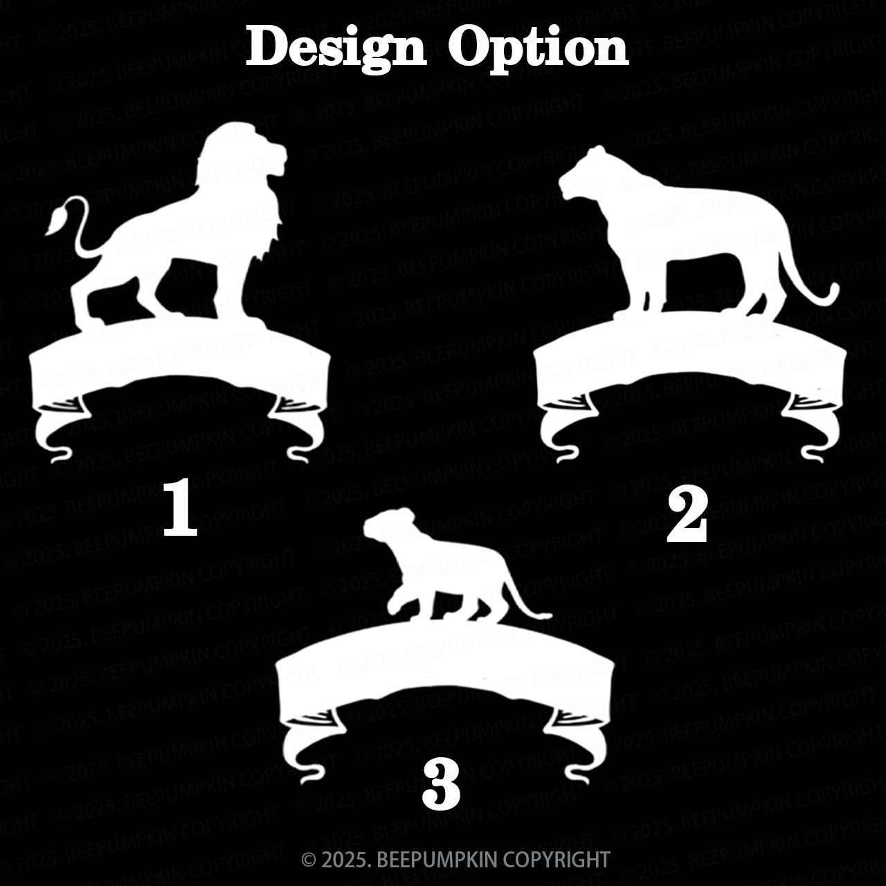 Personalized Lion Family Matching Hoodie Set