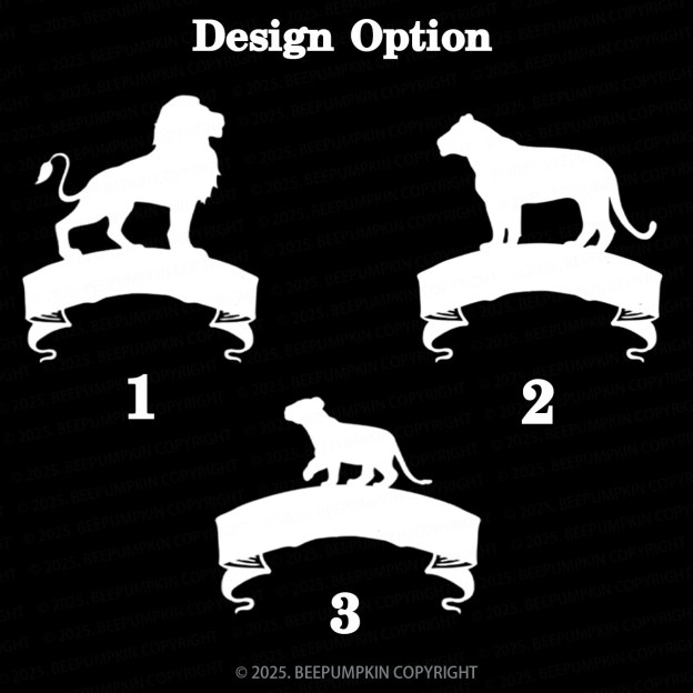 Personalized Lion Family Matching Hoodie Set