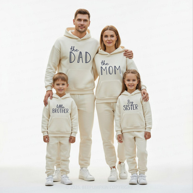 Personalized Warm Family Matching Hoodie Set