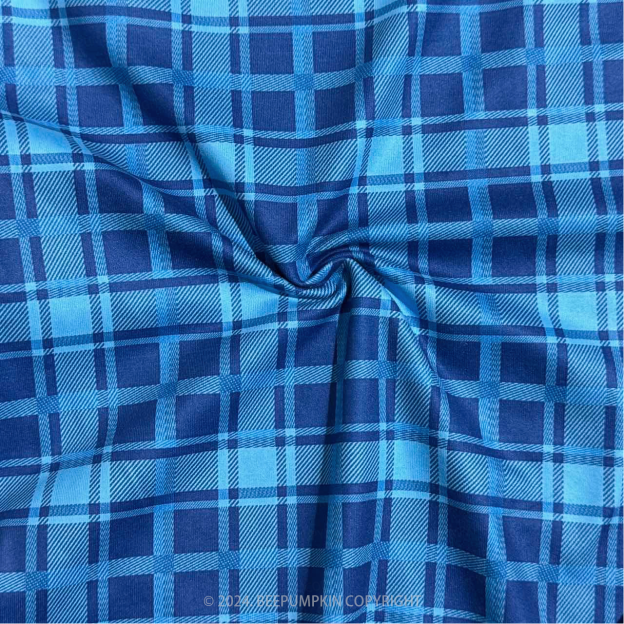 Personalized Happy Hanukkah Matching Blue Pajamas Beepumpkin