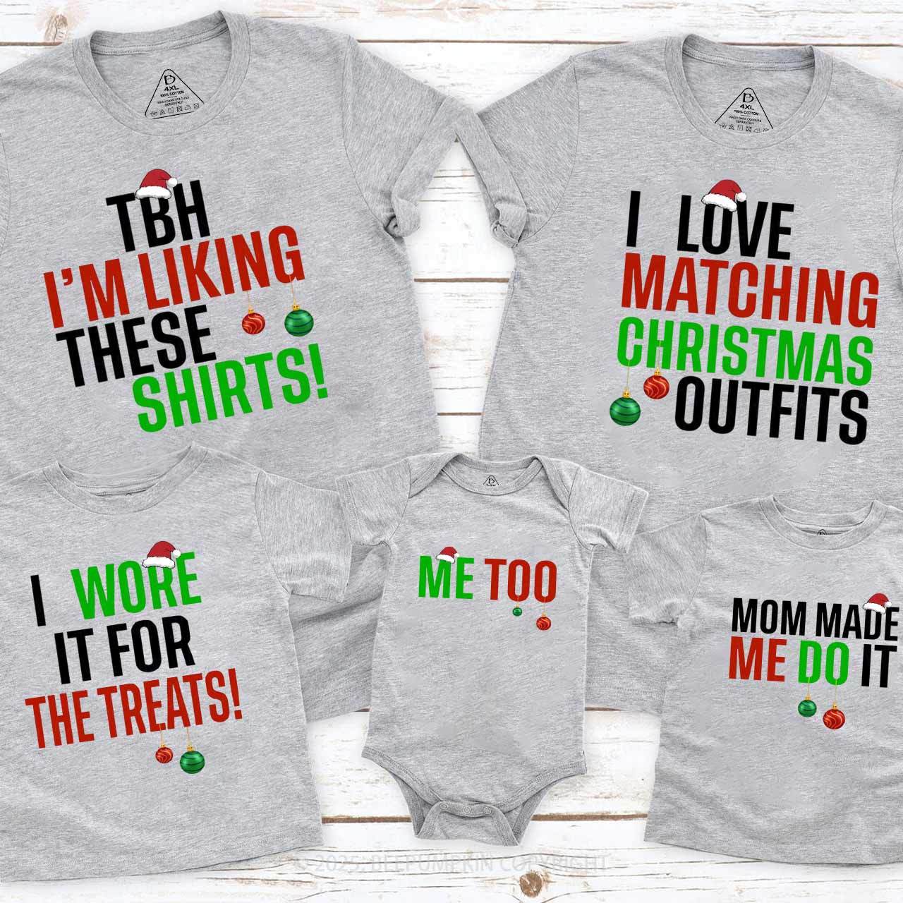 Personalized I Don't Do Matching Outfits Family Matching T-Shirts Beepumpkin