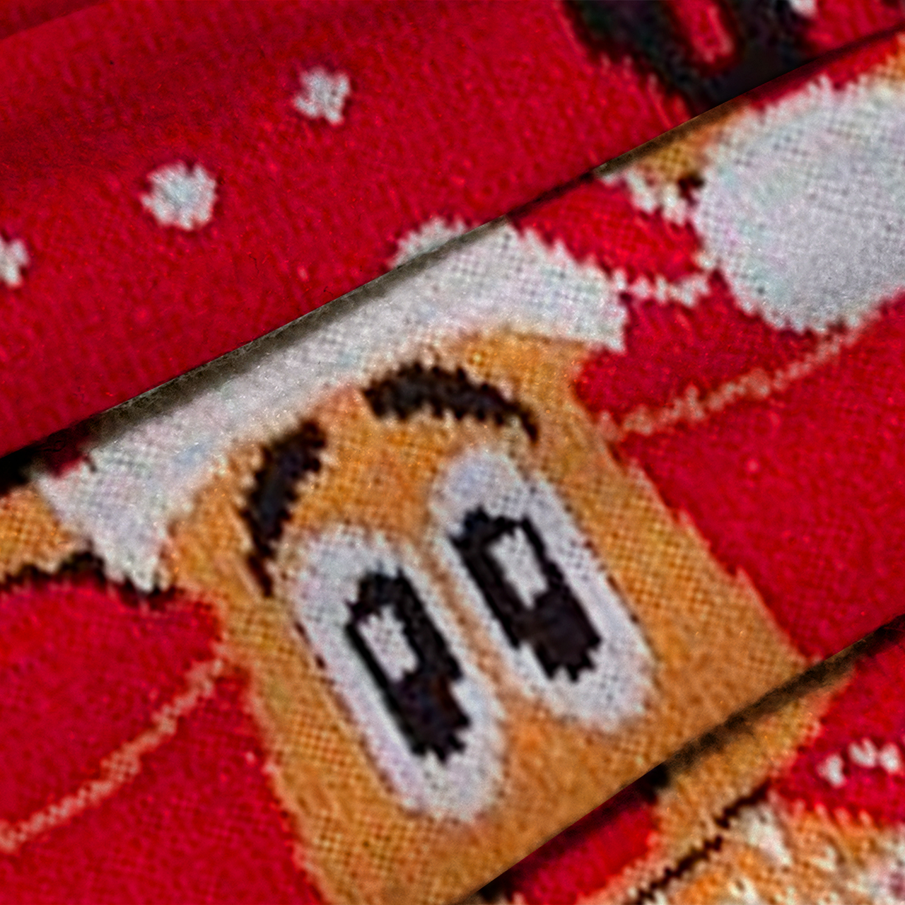 Elk Playing In The Snow Christmas Family Matching Knit Sweatshirt