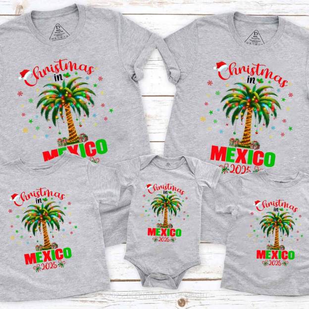 Personalized Christmas Trip 2025 Family Matching T-Shirts Beepumpkin