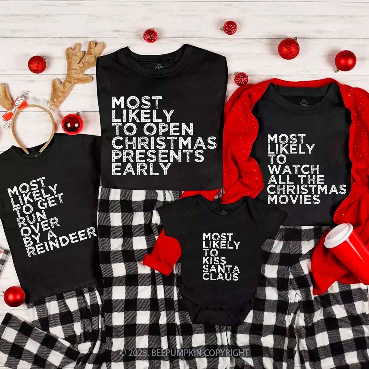 Personalized 25 Most Likely Family Matching T-Shirts Beepumpkin