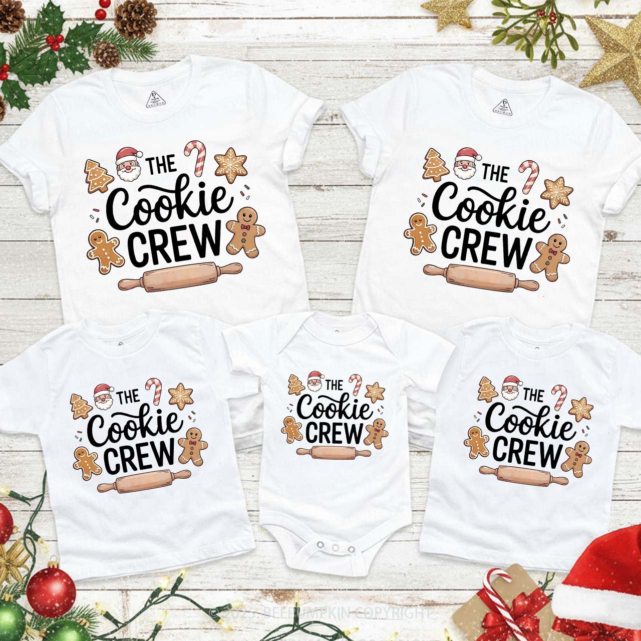Cookie Squad Family Matching T-Shirts Beepumpkin